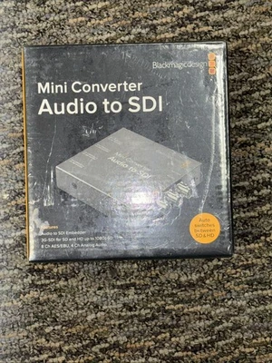 Mini convertidor de audio a SDI Blackmagic Design - CONVMCAUDS2 Foto 1 de 3