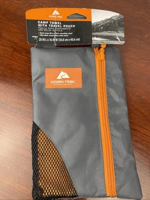 TOALLA DE CAMPAMENTO de microfibra OZARK TRAIL 20 pulgadas x 16 pulgadas Foto 1 de 4