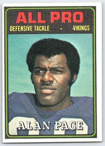 Alan Page Vikings 1974 Topps All Pro Football Card #134 - Picture 1 of 2