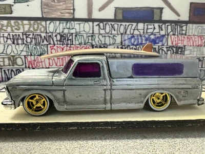 Camioneta Ford F-150 Hot Wheels 2002 suelta cruda personalizada '79 sin rodar Foto 1 de 4