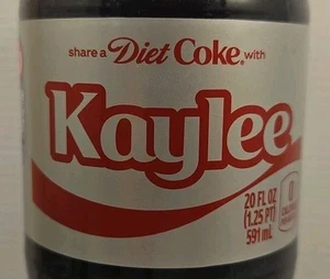 Share A Coke With Kaylee 2025 Diet Coke Bottle Coca-Cola - Picture 1 of 4