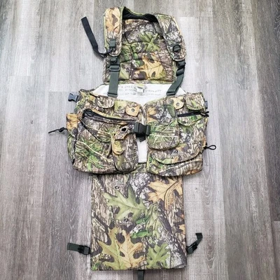 Fieldline Style NV51-WM Duck Hunting Vest With Attached Foam Seat Mossy Oak Camo - Image 1 of 4