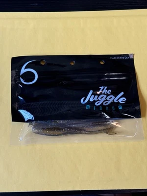 6th Sense Juggle Minnow 4.0  Green Pumpkin Shad - Image 1 of 3