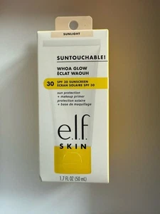 e.l.f. Suntouchable! Whoa Glow SPF 30 Sun Protection & Primer Sunbeam 50ml BNIB - Picture 1 of 5