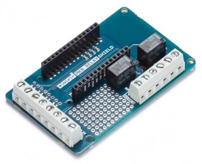 Arduino MKR Relais Shield mit zwei Relais, mit Schraubklemmenblock Anschlüssen - Bild 1 von 3