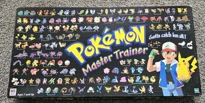 Vintage 1999 Pokemon Master Trainer Board Game by Milton Bradley 100% Complete - Image 1 of 4