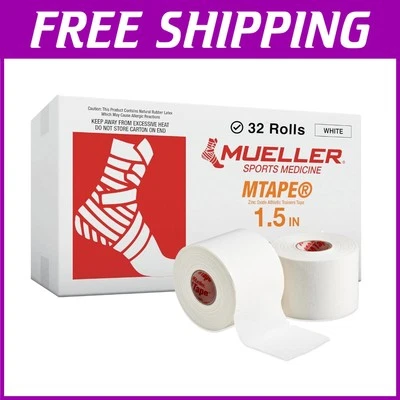 Durable Athletic Tape Team Pack: 1.5" x 10 Yards - Strong Adhesion & Latex-Free - Image 1 of 4