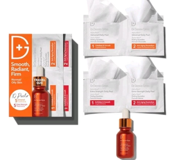 Dr. Dennis Gross Radiente Suave, Firme 1 P Mascarillas + VITAMINA C Suero Firme y Brillante Foto 1 de 4