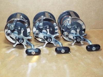 批量 3 件 Daiwa Sealine 27H 水平风拖钓渔线轮 — 第 1/4 张图片