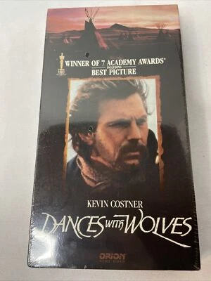 Dances with Wolves (VHS, 1990) First Release Orion Watermark Factory Sealed - Image 1 of 4