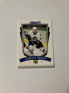 2006-07 Upper Deck MVP Hockey #284 Daniel Sedin Canucks Left Wing Card