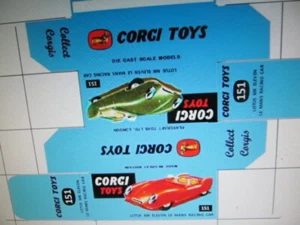 REPRO CORGI LOTUS LE MANS 151 BOX ONLY - - Picture 1 of 1