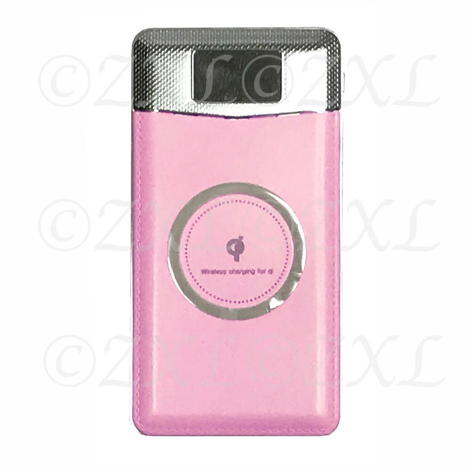 20000mAh L Power Bank 2 USB Wireless Charging Battery LED for Cell Phone Tablet - Image 1 of 1