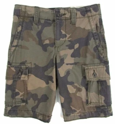 Arizona Cargo Shorts Boys 18 Regular Adjustable Waistband Cotton Camouflage - Image 1 of 4