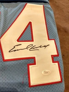 Earl Campbell Autographed Houston Oilers Jersey JSA Cert - Picture 1 of 3