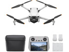 DJI Mini 3 (UNBOUND) Fly More Combo (DJI RC) Drone Under 249g, 3 batteries