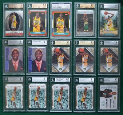Kevin Durant rookie card investor lot (15) graded PSA BGS Gem Mint AUTO #d SP RC - Image 1 of 4