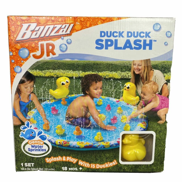 Banzai 93743FRB Inflatable Duck Splash Pad Mat