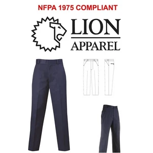 MENS LION 0150NV-00 STATION WEAR PANTS NFPA 100% COTTON UNIFORM TROUSERS NAVY 38 - Bild 1 von 6