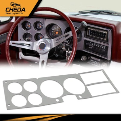 Fit For 1981-1987 Chevy/GMC Blazer Suburban Truck Dash Bezel Insert Aluminum - Image 1 of 4