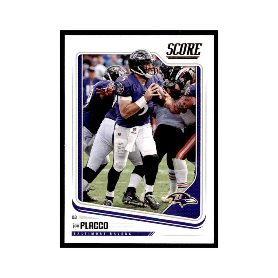 Joe Flacco 2018 Score #23 Football Cards Football Card NM - Image 1 of 3