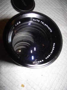 VIVITAR 135MM F2.8 TELEPHOTO LENS FOR MINOLTA MD MOUNT, WITH CASE AND CAPS - Picture 1 of 5