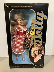 "Dolly" - Dolly Parton Puppe 1996 WD Ltd. Ed. by Goldberger rot kariertes Kleid - Bild 1 von 8
