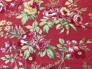 Pottery Barn Linen Blend Floral Wild Roses EURO Sham NEW Quantities AVAILABLE - Picture 1 of 16