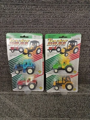Lot Of 4 1:43rd Scale Diecast Tractors - Image 1 of 3