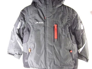 LONDON FOG BIG BOYS HEAVY WEIGHT SYSTEMS JACKET, GRAY, SIZE MEDIUM 5-6, NEW - Picture 1 of 4