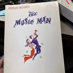 The Music Man Meredith Willson Vocal Score 1982 Theater Musical Song Book - Picture 1 of 11