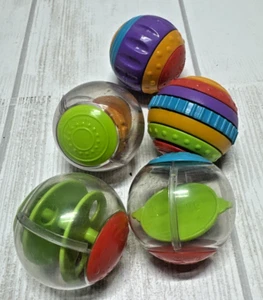 Bright Starts Replacement Sensory Balls Lot of 5 Colorful - Picture 1 of 6