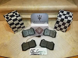 Maserati GHIBLI SQ4 Quattroporte GranTurismo O.E REAR Brake Pads! 2007-2025 NEW! - Picture 1 of 8