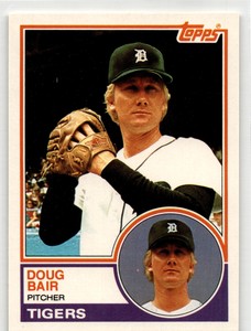 1983 Topps Traded #5T Doug Bair  Detroit Tigers MLB Vintage Baseball Card