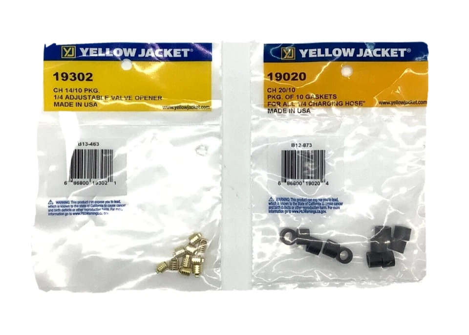 Yellow Jacket 19010 Ch20 Gasket and Ch14 Gasket