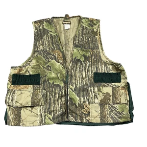 SafTbak Camo Vest Men’s XL Real Tree Game Pouch Bird Shooting Hunting Outdoor - Picture 1 of 10