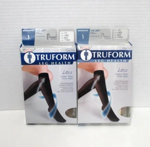 TRUFORM Leg Health Lites Large Nude Damen Kniestrümpfe 15-20 mmHg Moderat X 2 - Bild 1 von 6