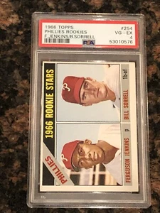 1966 Topps Fergie Jenkins #254 Baseball Card PSA 4 - Picture 1 of 2