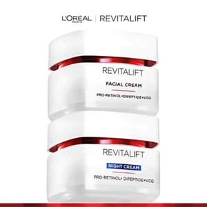 LOREAL Revitalift Advanced Anti-Wrinkle Firming Cream Day Night Cream 50ml SET - Picture 1 of 18