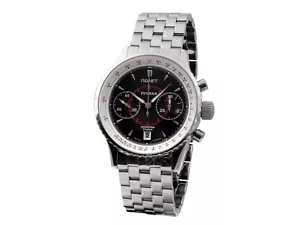 POLJOT CHRONOGRAPH RUSSLAN BLACK 3133 CHRONOGRAPH 3133-4461272B STAHLBAND DE - Bild 1 von 6