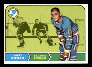 1968 Topps Hockey #115 Larry Keenan - NM