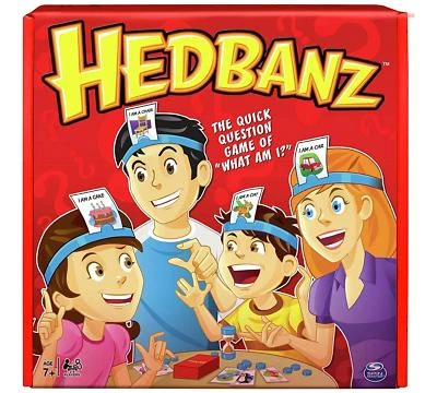 Hedbanz Game - 2-6 Players - Age 7 + - Spin Master International  - Image 1 of 2