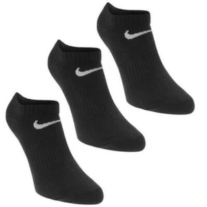3 x Nike unsichtbare Einlagen Socken Sport Fitness Laufen weiß schwarz alle Größen R312 - Bild 1 von 9