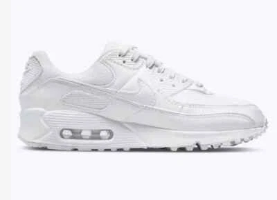 Mujer Nike Air Max 90 "Triple Blanco" Zapatos Tenis (DH8010-100) Foto 1 de 4
