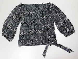 INC International Concepts Petite Womens Long Sleeve Blouse Size M - Picture 1 of 8