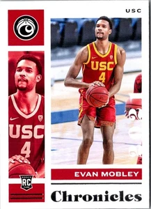 2021 Panini Contenders Optic Hoop Dreams Red Cracked Ice Evan Mobley - Picture 1 of 2