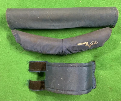 Oldschool BMX Blue Cal Lite V Bar Pad Set - Image 1 of 4