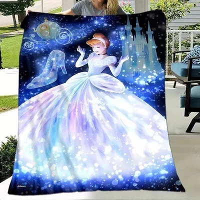 Beautiful Cinderella Princess Magic Kingdom Christmas Gift For Her Blanket - Image 1 of 4