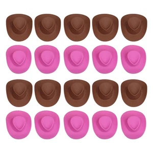20 Stück Westernhut Mini Cowboy Spielzeug kleine Deko - Bild 1 von 11