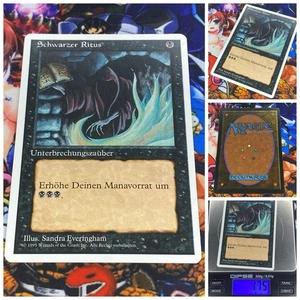 MTG Dark Ritual 🇩🇪 ⚫ NM Magic the Gathering Fourth 4th Edition OG Mana Pull - Bild 1 von 5